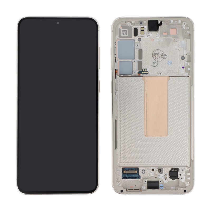Ecran avec châssis (Soft OLED) Crème - Galaxy S23+