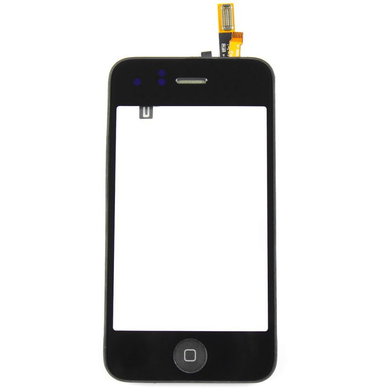 Bloc vitre tactile noir complet - iPhone 3G