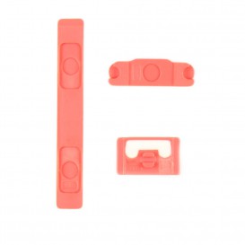 Kit Boutons : Power, Silencieux, Volume - iPhone 5 Rose