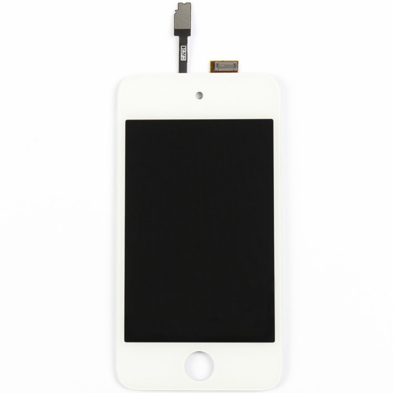 Bloc Vitre tactile + écran LCD blanc - iPod Touch 4G