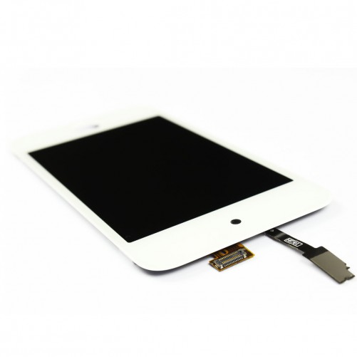 Bloc Vitre tactile + écran LCD blanc - iPod Touch 4G