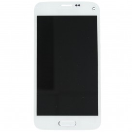 Ecran complet blanc (LCD + Tactile + Châssis) - Galaxy S5 Mini