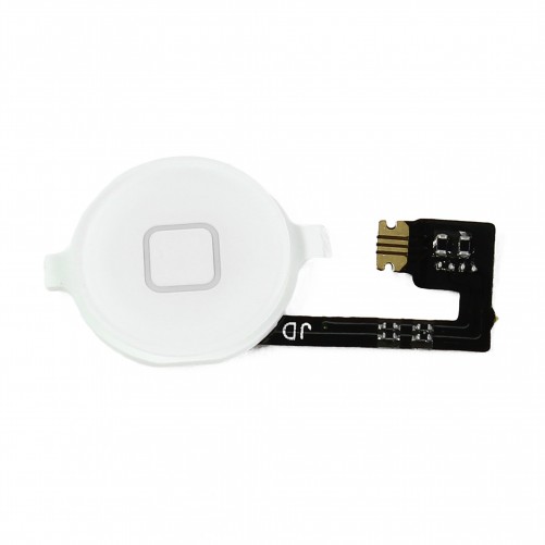 Bouton home blanc + nappe - iPhone 4