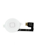 Bouton home blanc + nappe - iPhone 4