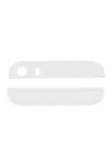 Cache plastique arrière supérieur & inférieur BLANC - iPhone 5S