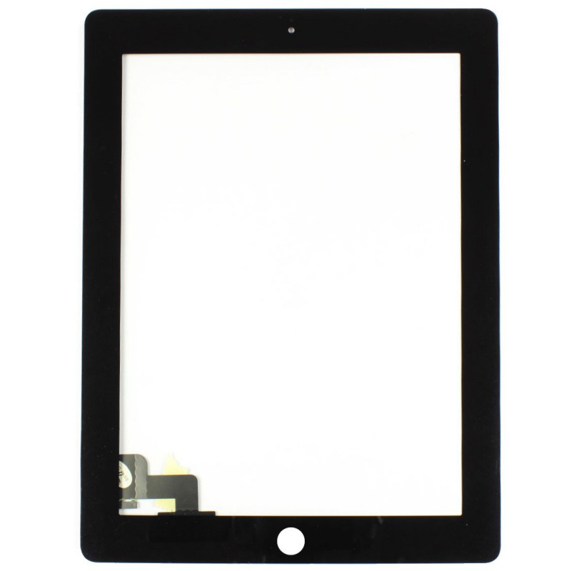 Vitre tactile Noire - iPad 2