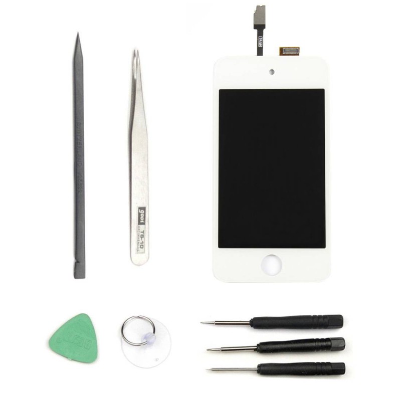 Kit Réparation écran LCD + Tactile - iPod touch 4G BLANC