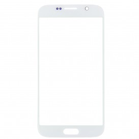 Vitre Tactile Blanche + Stickers - Galaxy S6