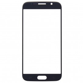 Vitre noire + Stickers - Galaxy S6