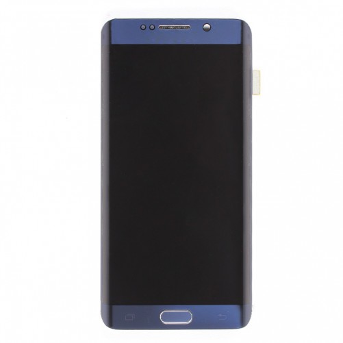 Ecran complet Noir (LCD + Tactile + Châssis) + connecteur de charge - Galaxy S6 Edge Plus