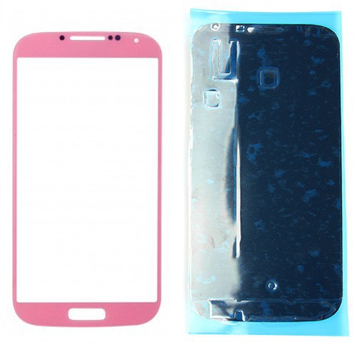 Vitre tactile Rose + Stickers - Samsung Galaxy S4