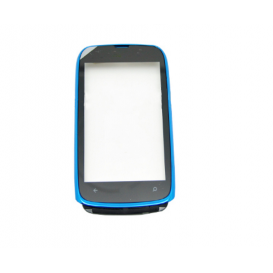 Vitre tactile Bleue + châssis - Lumia 610