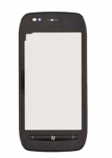 Vitre tactile Noire + Châssis - Lumia 710