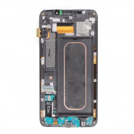 Ecran complet Or (LCD + Tactile + Châssis) + connecteur de charge - Galaxy S6 Edge Plus