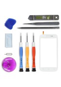 Kit de réparation Vitre Tactile Blanche - Wiko Cink Five