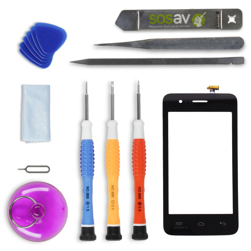 Kit de réparation Vitre Tactile - Wiko Sunset