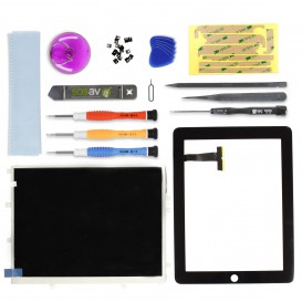 Kit réparation vitre tactile + LCD - iPad WiFi