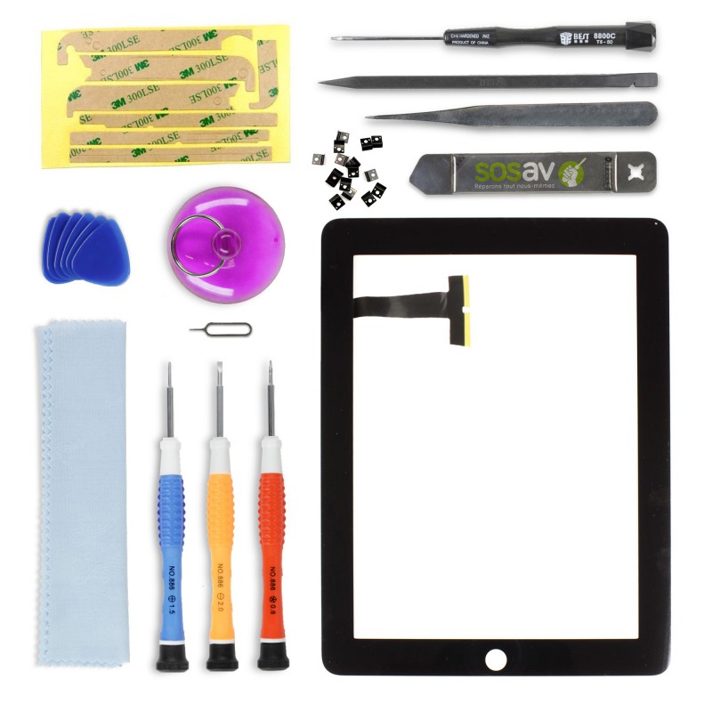 Kit réparation vitre tactile - iPad WiFi