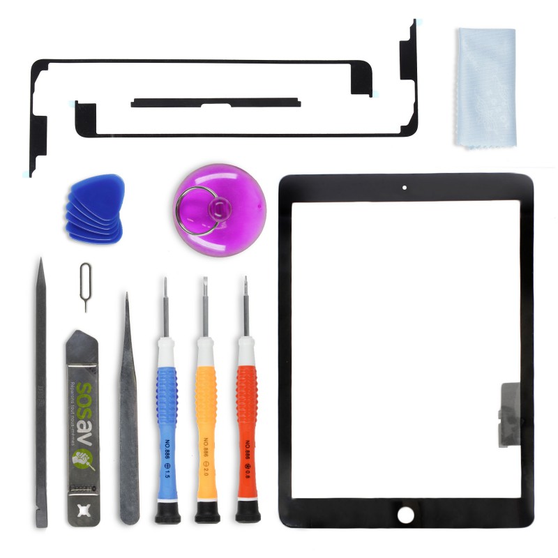 Kit de réparation Vitre tactile Noire - iPad Air