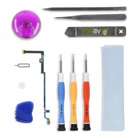 Kit de réparation Bouton Home Blanc - iPad Air