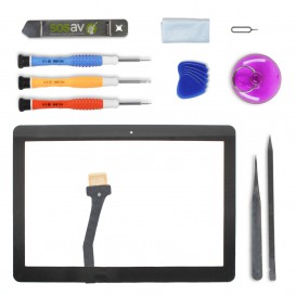 Kit de réparation Vitre Tactile Noire - Galaxy Note 10.1