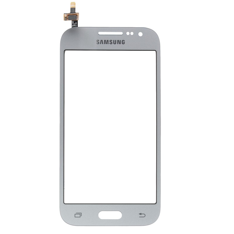 Vitre tactile argent (Officielle) - Galaxy Core Prime Value Editio