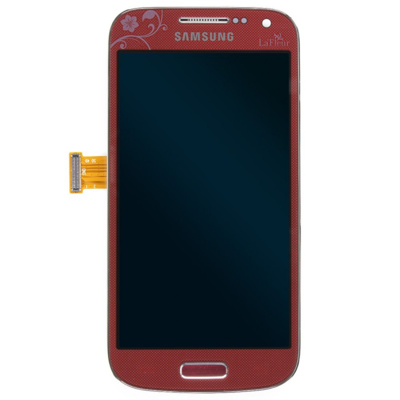 Ecran complet rouge (Officiel) - Galaxy S4 Mini Plus