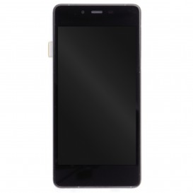 Ecran complet Noir & Bleen (LCD + Tactile + Châssis) (Officiel) - Wiko Highway Pure