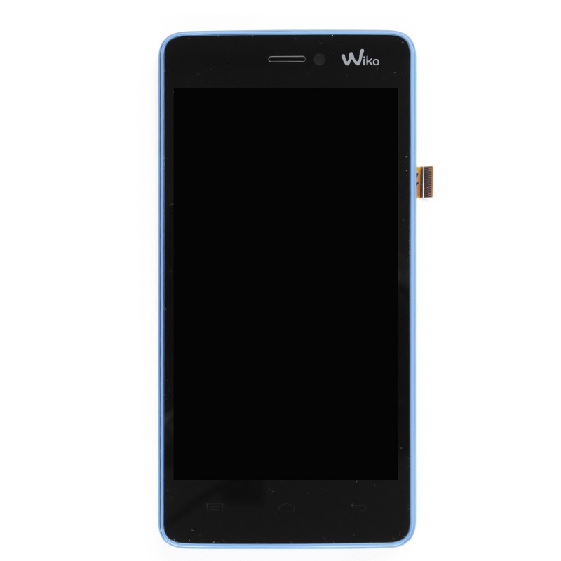 Ecran complet Bleu  (LCD + Tactile + Châssis) (Officiel) - Wiko Highway Signs