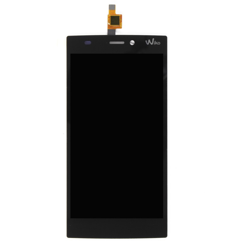 Ecran complet Noir & Gris (LCD + Tactile + Châssis) (Officiel) - Wiko Ridge 4G