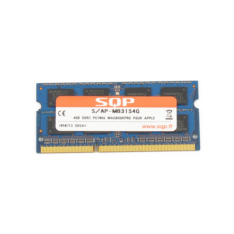 RAM SQP SoDimm 4Go DDR3 1066 MHz PC 8500