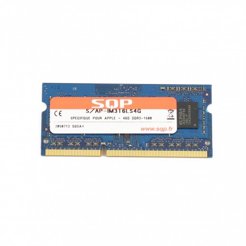 RAM SQP SoDimm 4 Go DDR3 1600 MHz - PC3-12800