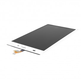 Ecran complet Blanc (LCD + Tactile + Châssis) (Officiel) - Wiko Ridge 4G