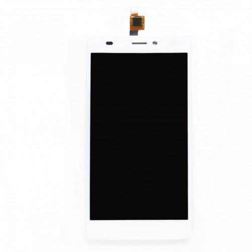 Ecran complet Blanc (LCD + Tactile + Châssis) (Officiel) - Wiko Ridge 4G