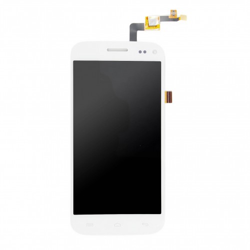 Ecran complet Blanc (LCD + vitre tactile) Wiko Darkmoon