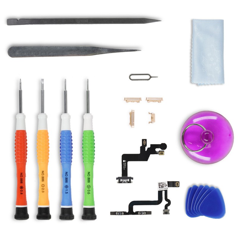 Kit de réparation Boutons OR - iPhone 6S Plus