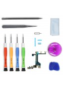 Kit réparation Boutons (Power, vibreur, volume) - iPhone 5C Bleu