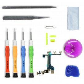 Kit réparation Boutons  (Power, vibreur, volume) - iPhone 5C Vert