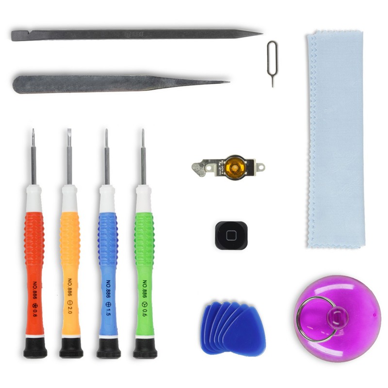 kit de réparation bouton home - iPhone 5C