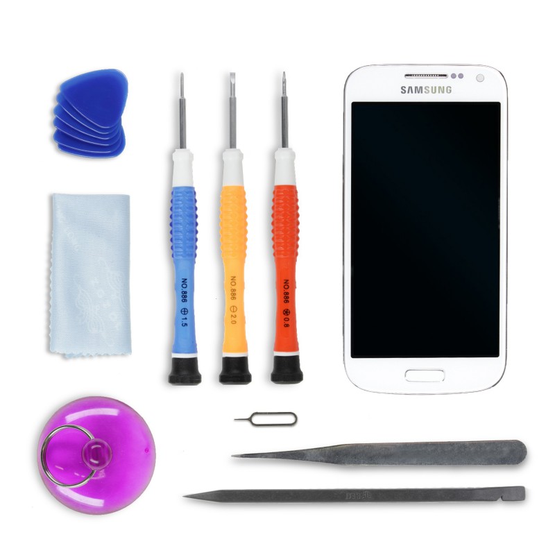 kit de réparation Ecran Blanc - Galaxy S4 Mini Plus