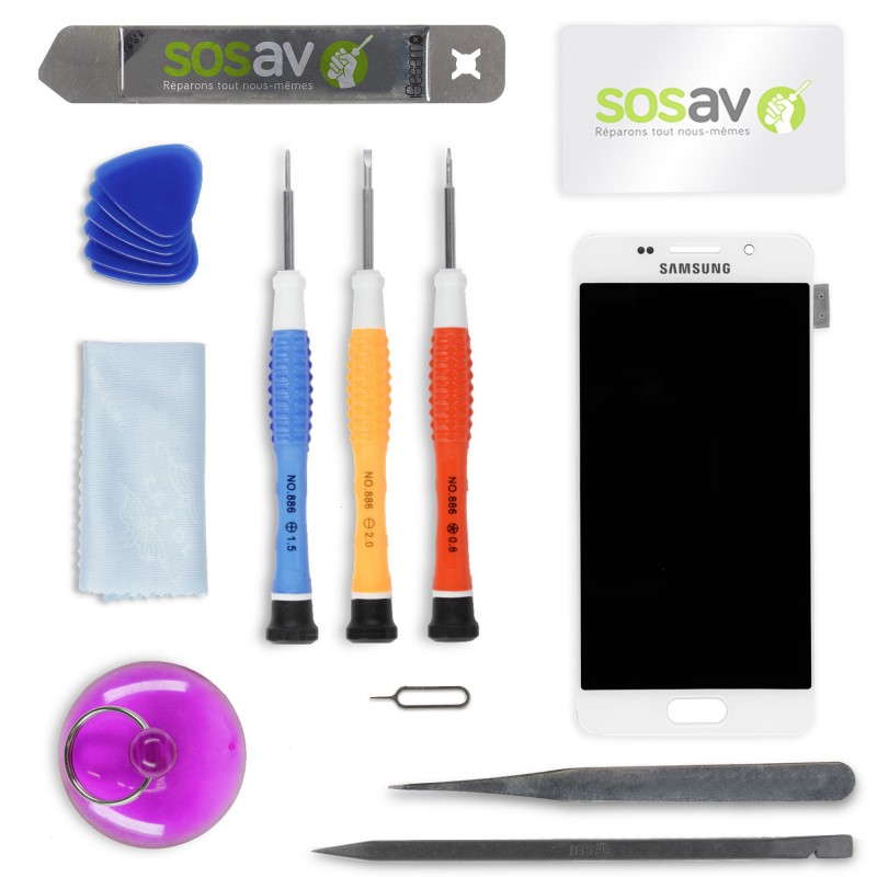 Kit de réparation Ecran Blanc- Samsung Galaxy A3 (2016)