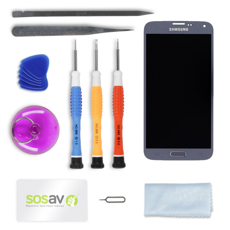 Kit de réparation Ecran Argent - Galaxy S5 Neo