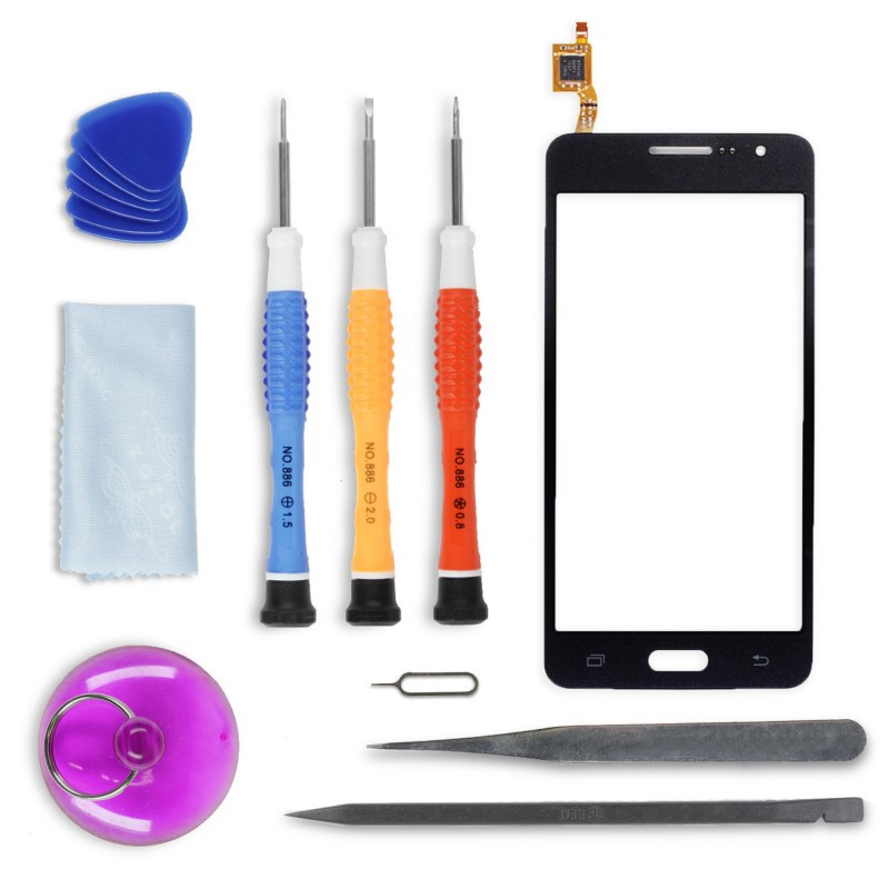 Kit de réparation Vitre tactile Noire - Galaxy Grand Prime SM-G531F