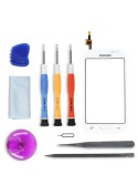 Kit de réparation Vitre tactile Blanche  - Galaxy Core Prime Value Edition