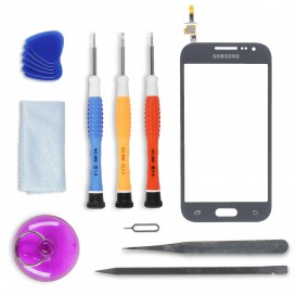 Kit de réparation Vitre tactile Grise - Galaxy Core Prime Value Edition