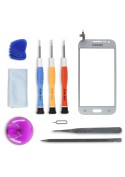 Kit de réparation Vitre tactile Argent - Galaxy Core Prime