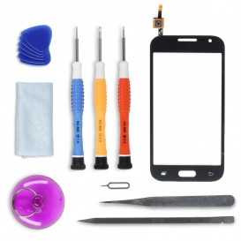 Kit de réparation Vitre tactile Noire - Galaxy Core Prime