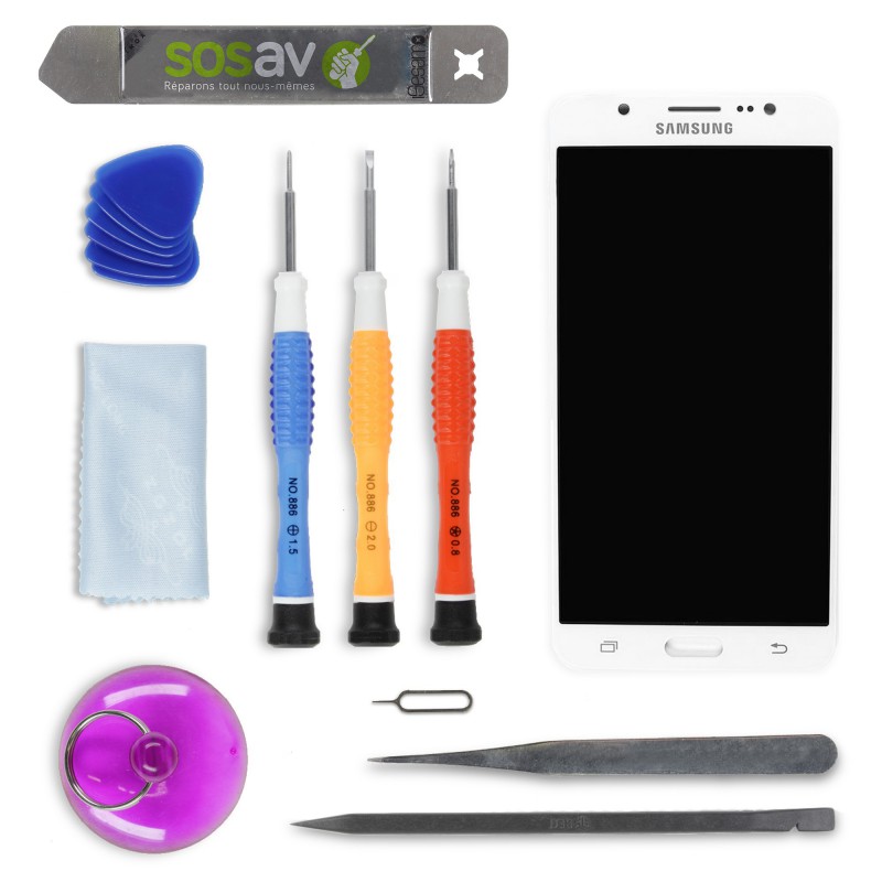 Kit de réparation Ecran Blanc - Samsung Galaxy J7 (2016)