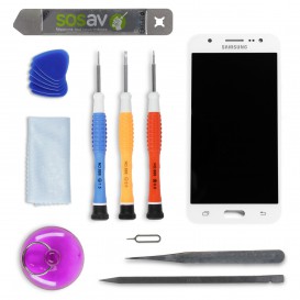 Kit de réparation Ecran complet Blanc (officiel) - Samsung Galaxy J5 (2016)