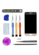 Kit de réparation Ecran complet Or - Samsung Galaxy J1 (2016)